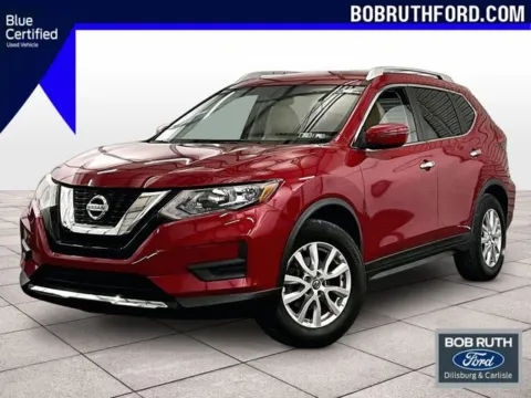 Red 2017 Nissan Rogue SV for sale in Dillsburg, PA