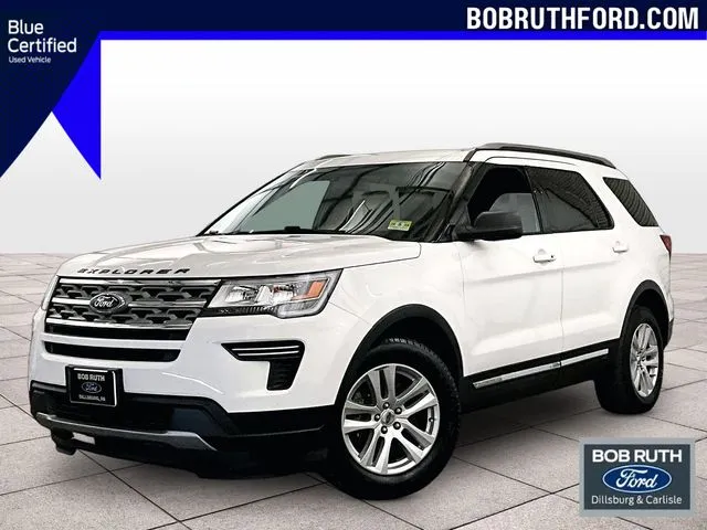 White 2018 Ford Explorer XLT for sale in Dillsburg, PA