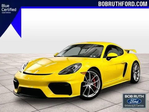 Yellow 2022 Porsche 718 Cayman GT4 for sale in Dillsburg, PA
