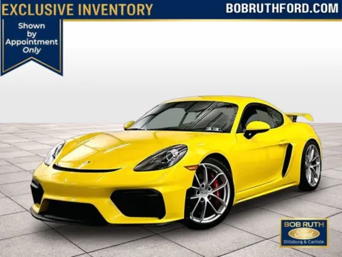 Yellow 2022 Porsche 718 Cayman GT4 for sale in Dillsburg, PA