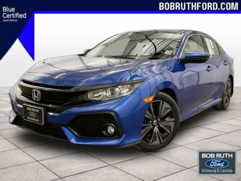 Blue 2017 Honda Civic EX for sale in Dillsburg, PA