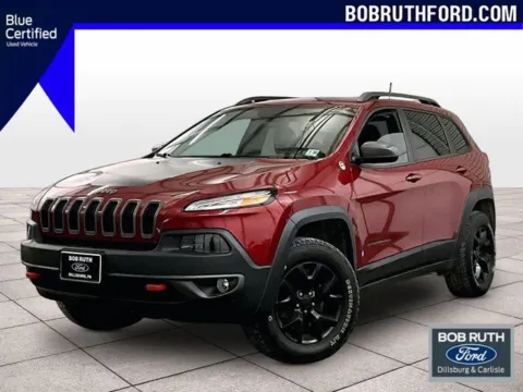 Red 2017 Jeep Cherokee Trailhawk for sale in Dillsburg, PA