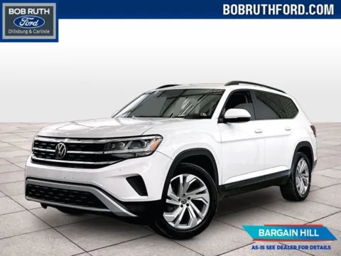 White 2021 Volkswagen Atlas 3.6L V6 SE w/Technology for sale in Dillsburg, PA