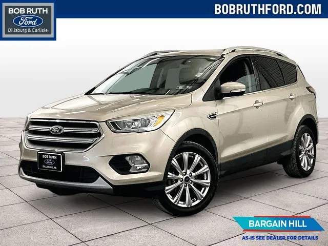 White 2017 Ford Escape Titanium for sale in Dillsburg, PA