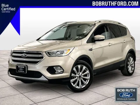 White 2017 Ford Escape Titanium for sale in Dillsburg, PA