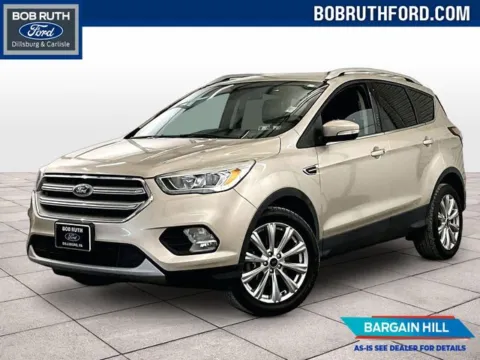 White 2017 Ford Escape Titanium for sale in Dillsburg, PA