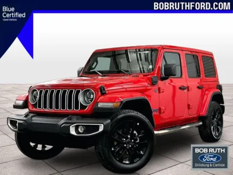 Red 2025 Jeep Wrangler Sahara 4xe for sale in Dillsburg, PA