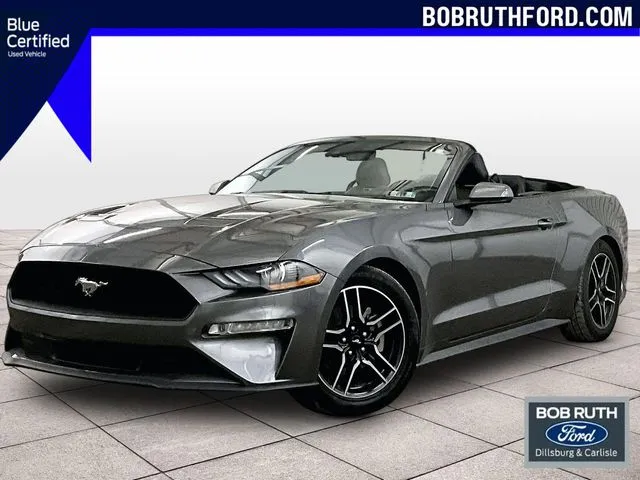 Gray 2021 Ford Mustang EcoBoost Premium for sale in Dillsburg, PA
