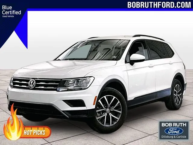 White 2021 Volkswagen Tiguan 2.0T S for sale in Dillsburg, PA