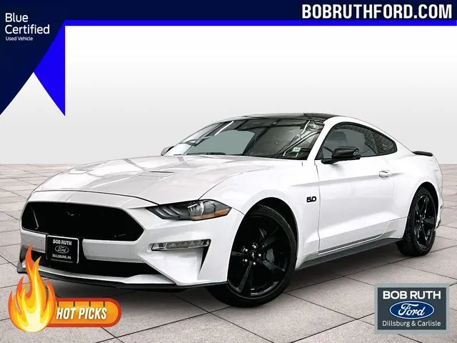 White 2022 Ford Mustang GT Premium for sale in Dillsburg, PA
