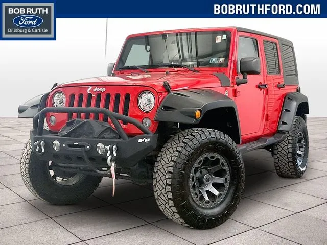 Red 2017 Jeep Wrangler Unlimited Sport for sale in Dillsburg, PA