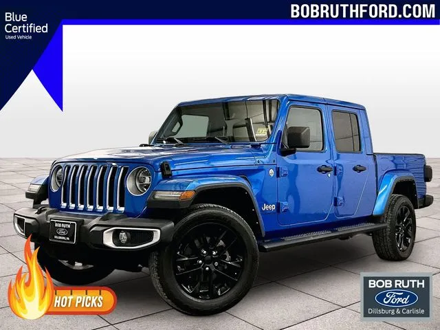 Blue 2021 Jeep Gladiator Overland for sale in Dillsburg, PA
