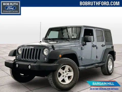 Gray 2014 Jeep Wrangler Unlimited Sport for sale in Dillsburg, PA