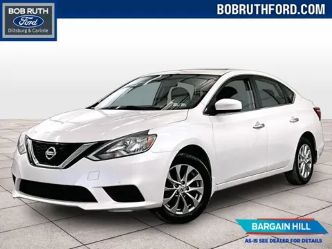 White 2017 Nissan Sentra SV for sale in Dillsburg, PA