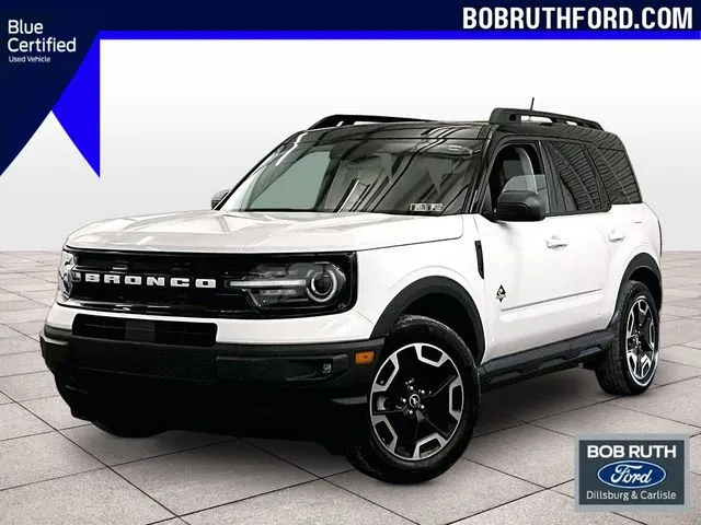 White 2023 Ford Bronco Sport Outer Banks for sale in Dillsburg, PA