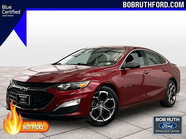 Red 2019 Chevrolet Malibu RS for sale in Dillsburg, PA