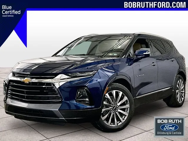 Blue 2022 Chevrolet Blazer Premier for sale in Dillsburg, PA