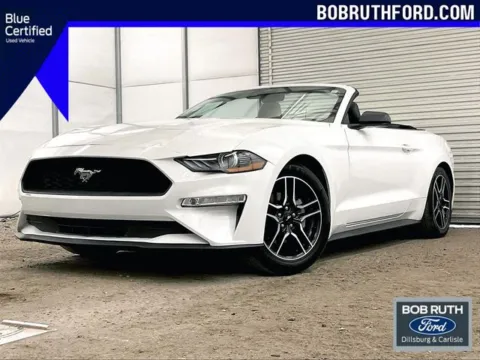 White 2022 Ford Mustang EcoBoost Premium for sale in Dillsburg, PA