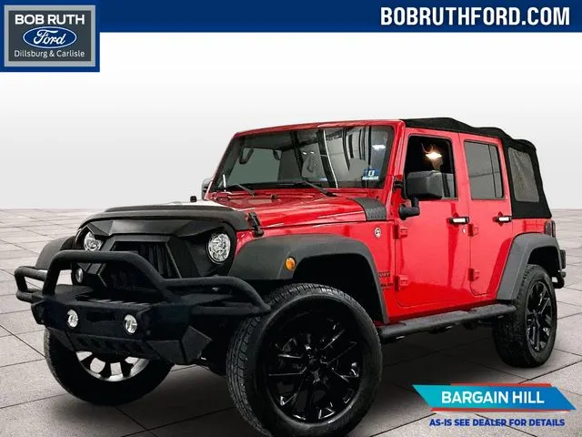 Red 2017 Jeep Wrangler Unlimited Sport for sale in Dillsburg, PA