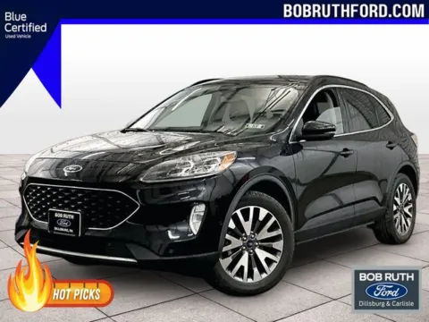 Black 2020 Ford Escape Titanium for sale in Dillsburg, PA