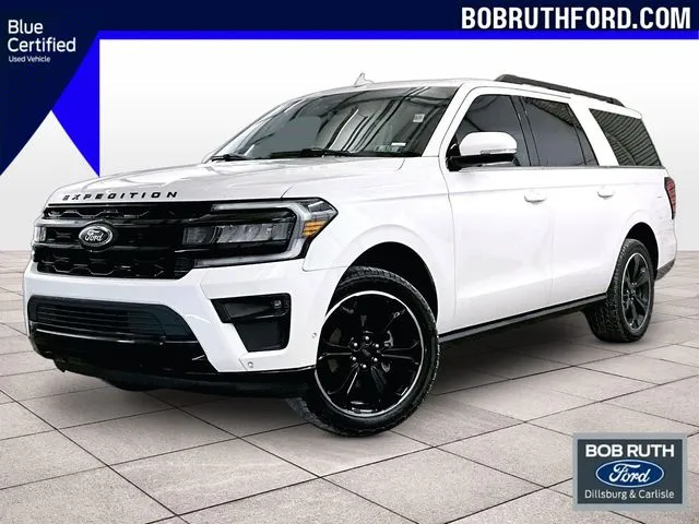 White 2022 Ford Expedition Max Limited for sale in Dillsburg, PA