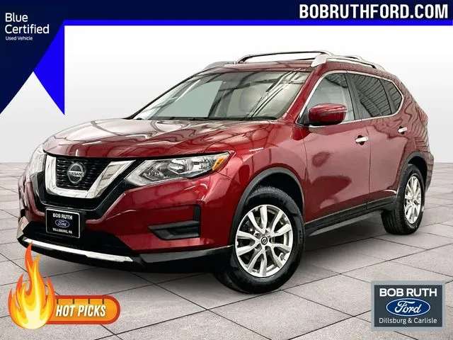 Used 2018 Nissan Rogue SV with VIN 5N1AT2MV8JC841735 for sale in Dillsburg, PA