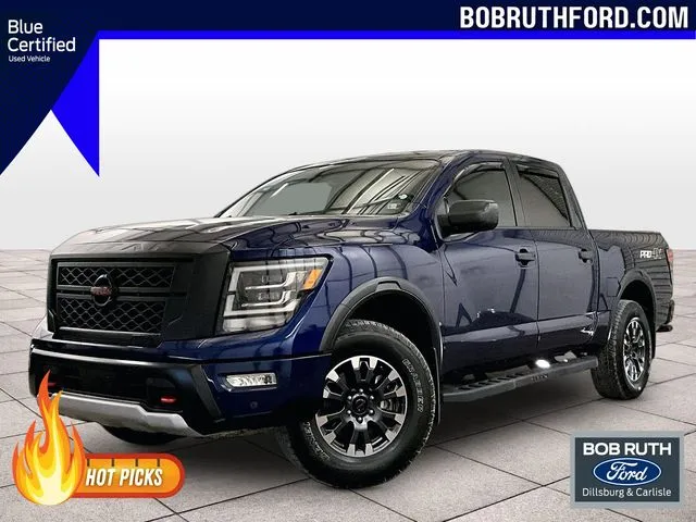 Blue 2022 Nissan Titan PRO-4X for sale in Dillsburg, PA