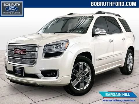 White 2014 GMC Acadia Denali for sale in Dillsburg, PA