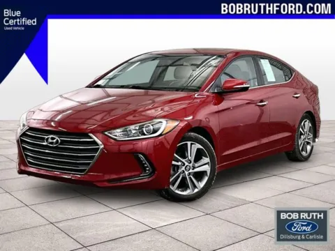 Red 2017 Hyundai Elantra Limited for sale in Dillsburg, PA