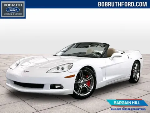 White 2007 Chevrolet Corvette 3LT for sale in Dillsburg, PA