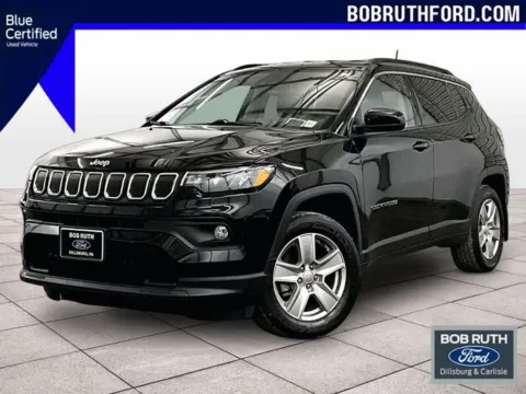 Black 2022 Jeep Compass Latitude for sale in Dillsburg, PA