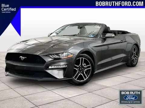 Gray 2018 Ford Mustang EcoBoost Premium for sale in Dillsburg, PA