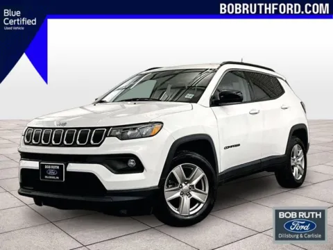 White 2022 Jeep Compass Latitude for sale in Dillsburg, PA