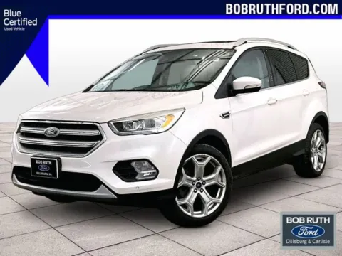 White 2017 Ford Escape Titanium for sale in Dillsburg, PA