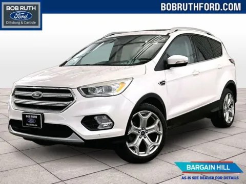 White 2017 Ford Escape Titanium for sale in Dillsburg, PA