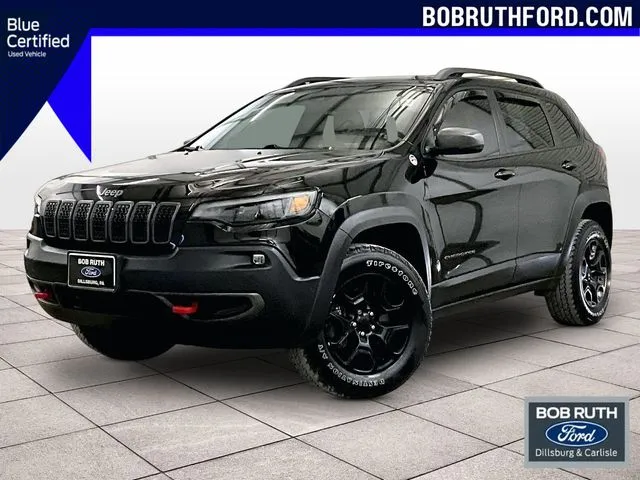 Black 2020 Jeep Cherokee Trailhawk for sale in Dillsburg, PA