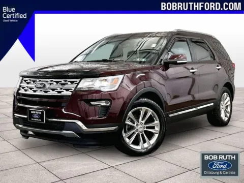 Red 2018 Ford Explorer Limited for sale in Dillsburg, PA