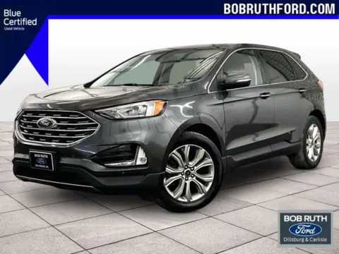 Gray 2020 Ford Edge Titanium for sale in Dillsburg, PA