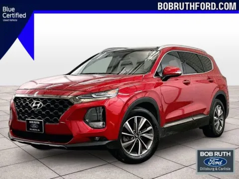 Red 2020 Hyundai Santa Fe Limited for sale in Dillsburg, PA