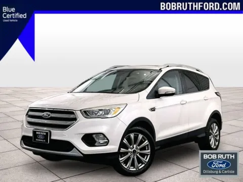 White 2017 Ford Escape Titanium for sale in Dillsburg, PA