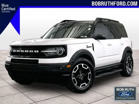 White 2024 Ford Bronco Sport Outer Banks for sale in Dillsburg, PA