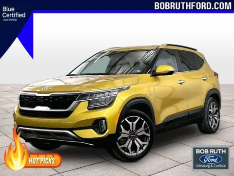 Yellow 2023 Kia Seltos SX for sale in Dillsburg, PA