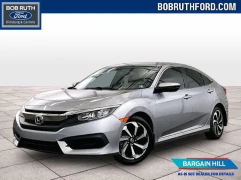 Gray 2017 Honda Civic LX for sale in Dillsburg, PA