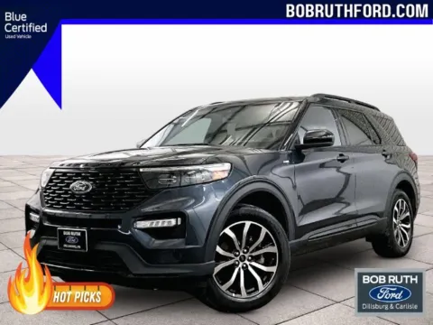 Blue 2022 Ford Explorer ST-Line for sale in Dillsburg, PA