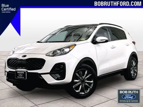 White 2021 Kia Sportage S for sale in Dillsburg, PA