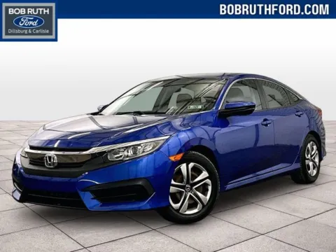 Blue 2016 Honda Civic LX for sale in Dillsburg, PA
