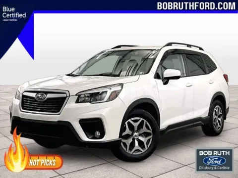 White 2021 Subaru Forester Premium for sale in Dillsburg, PA