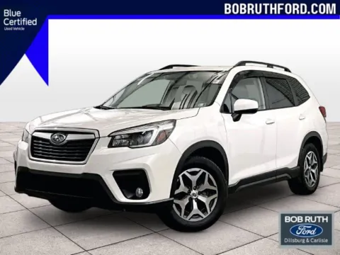 White 2021 Subaru Forester Premium for sale in Dillsburg, PA
