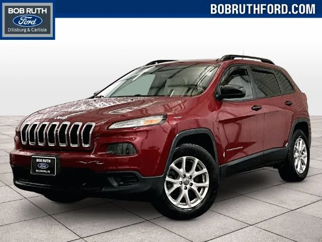 Red 2016 Jeep Cherokee Sport for sale in Dillsburg, PA