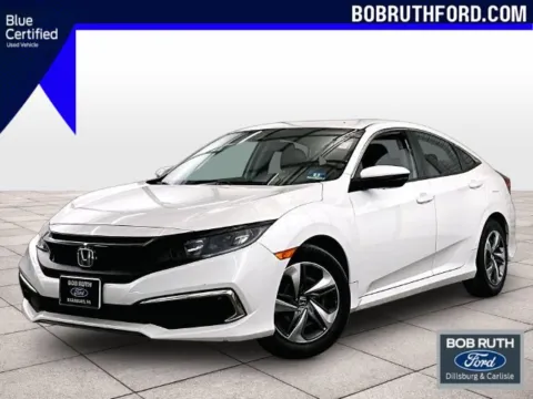 White 2020 Honda Civic LX for sale in Dillsburg, PA
